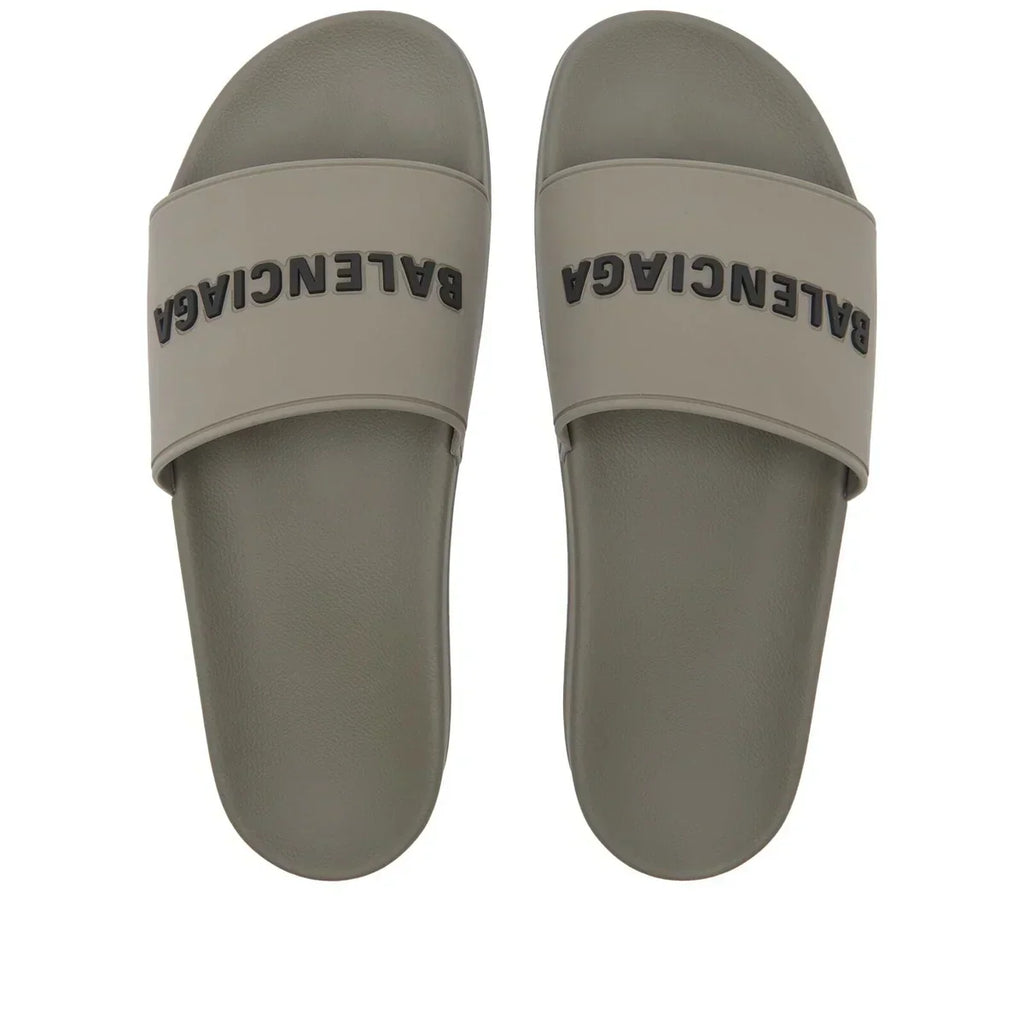 Balenciaga Pool Slides - Grey