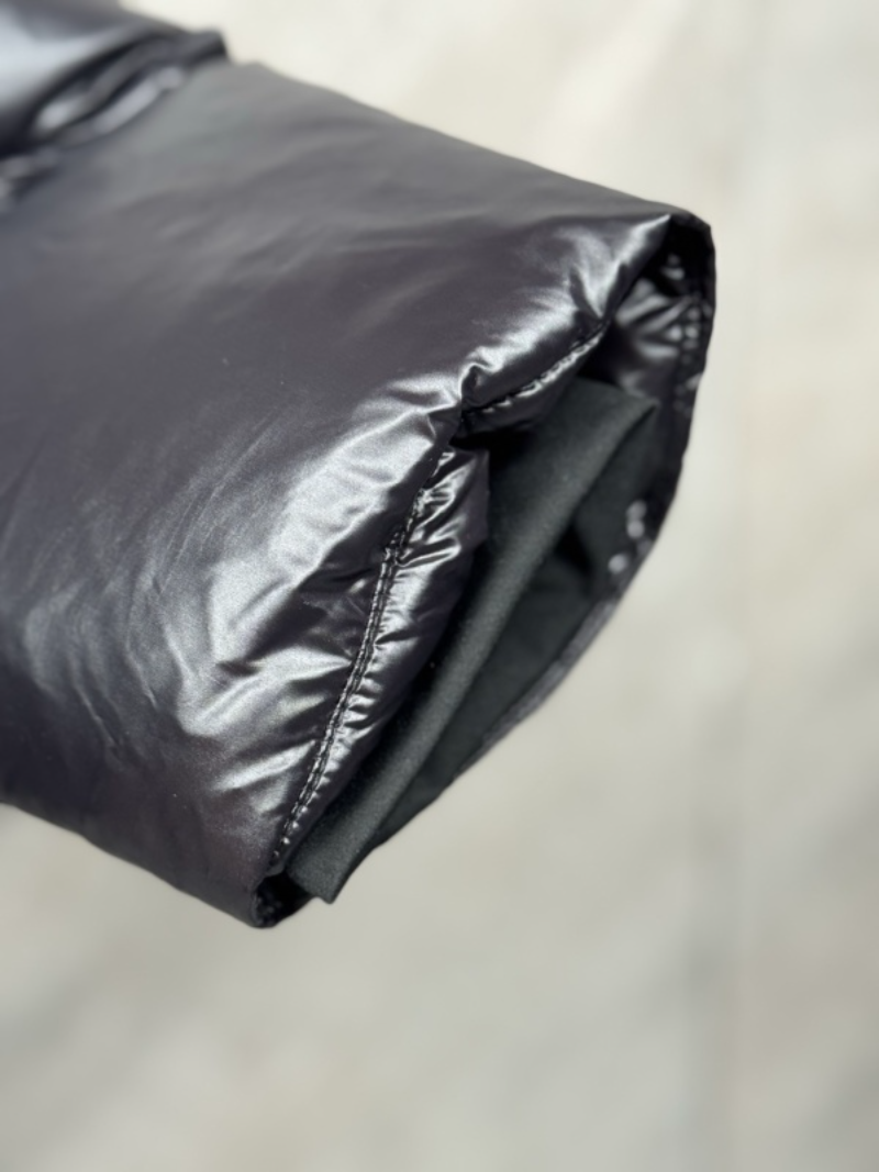 109830  New striped glossy down jacket Top quliaty 1:1 clothing